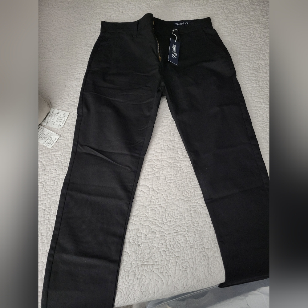 Woodies Custom Black Chinos